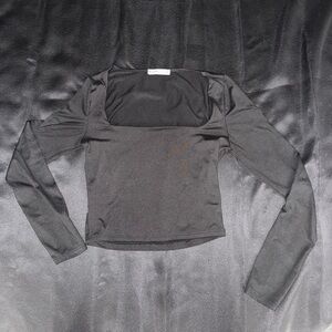 Black Long Sleeve Top